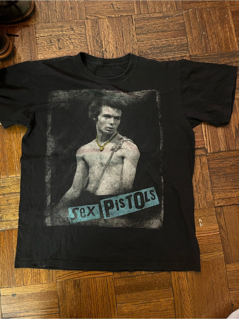 SEX PISTOLS / Sid vicious Black Graphic Tee - Punk Band Shirt WOMENS med